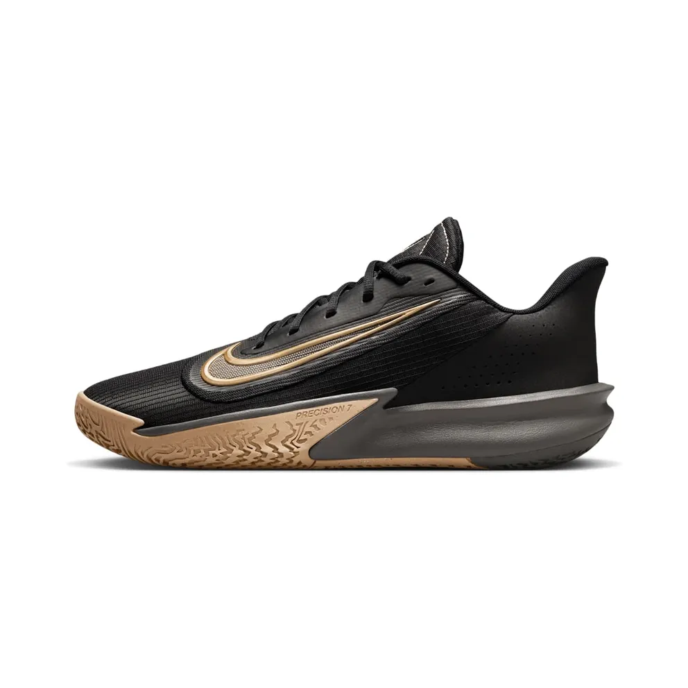 Nike Precision 7 Black Parachute Beige Iron Grey Metallic Gold (FN4322-006)