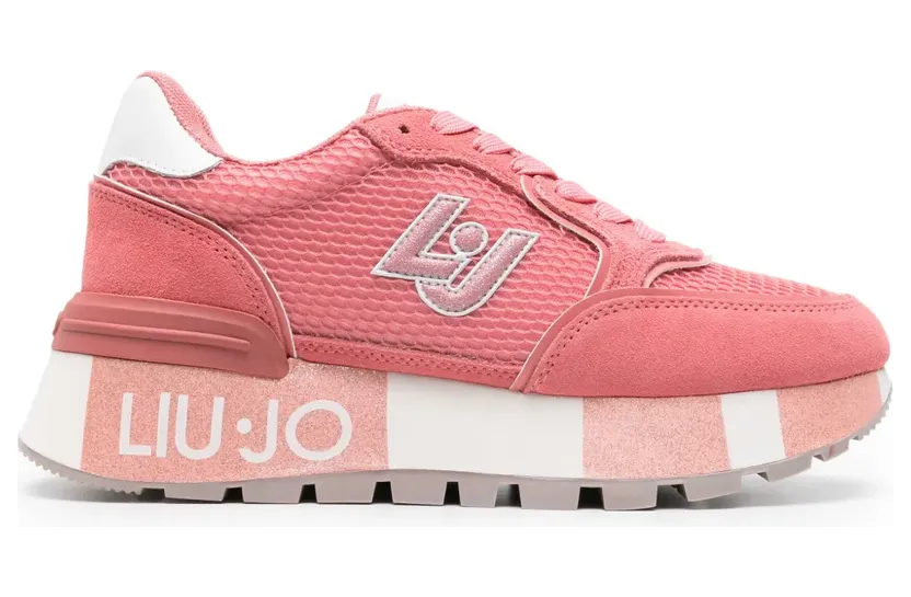 LIU JO Amazing 25 sneakers met plateauzool – Roze (BA4005PX303)