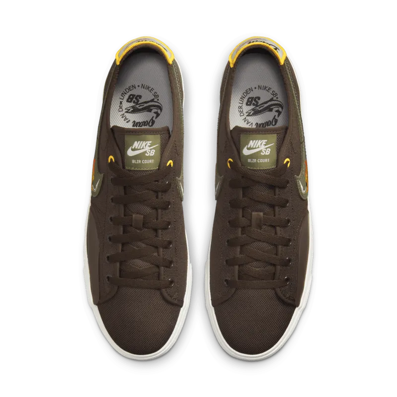 Nike SB BLZR Court DVDL Skateschoen Bruin (CZ5605-200)