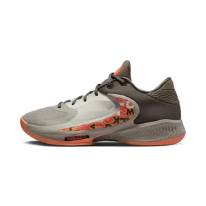 Nike Zoom Freak 4 Letter Bros “Ironstone / Cobblestone / Sail / Orange Trance” (DJ6149-003)