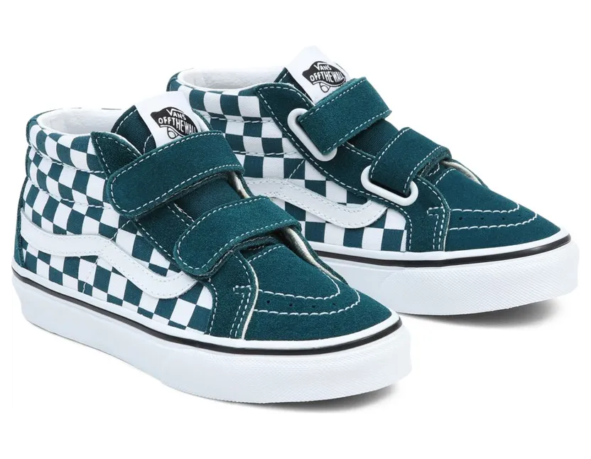 VANS Sk8-mid Reissue Velcro Kinderschoenen Blauw (VN0A38HH60Q)