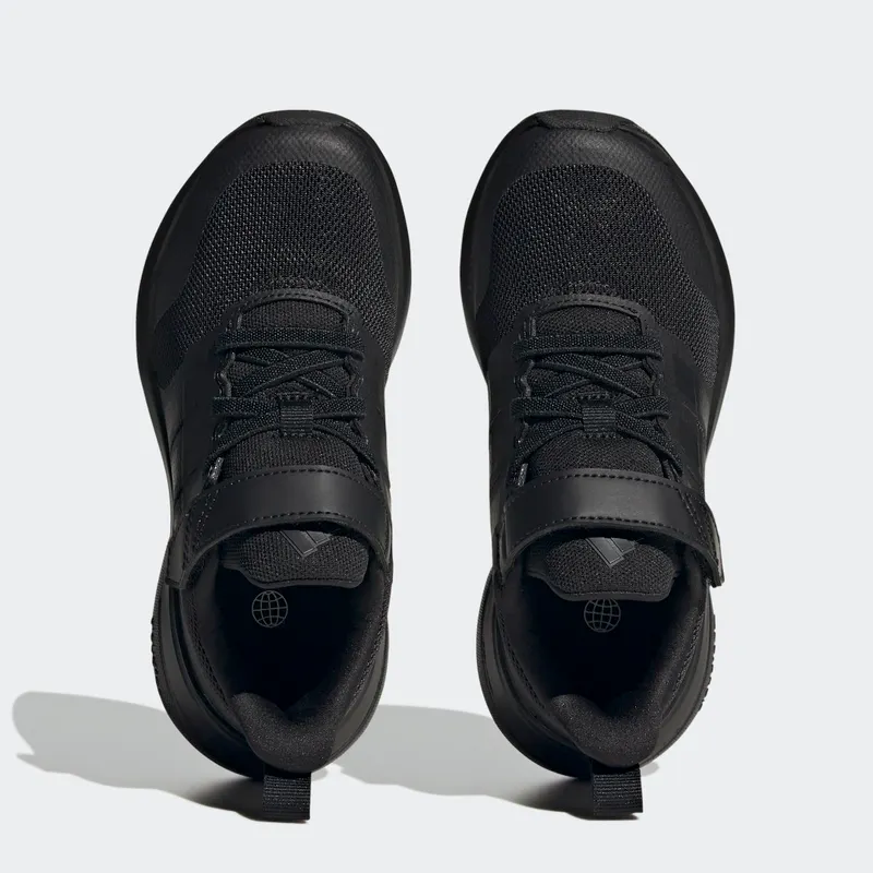 Adidas Fortarun 2.0 Cloudfoam Sport Running Elastic Lace Top Strap Core Black / Core Black / Carbon (HP3118)