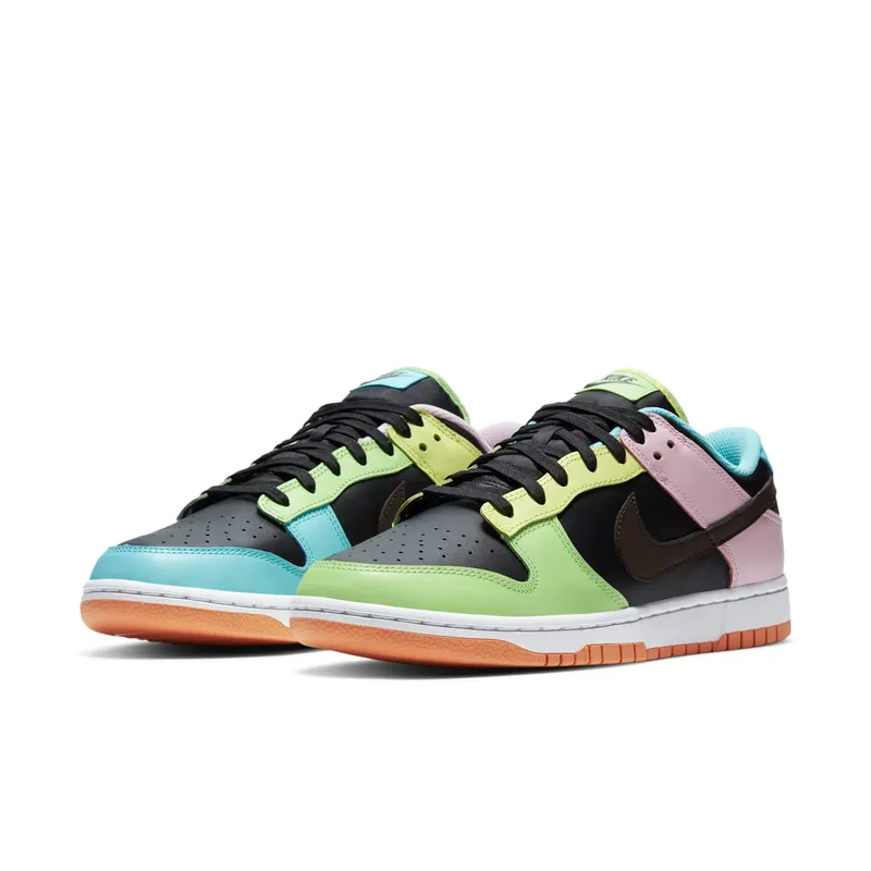 Nike Dunk Low Free 99 Black (GS) (2021) – “Black / Dark Chocolate / Copa / Pink Foam” (DH0952-001)