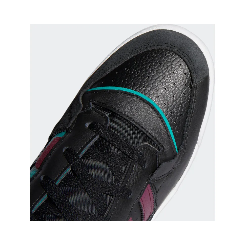 adidas Forum Exhibit Low Core Black / Victory Crimson / Glory Green (H01912)