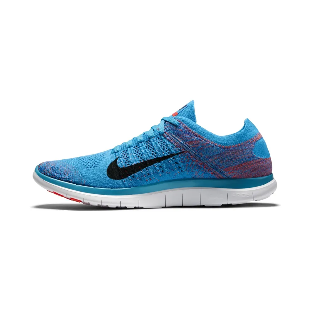 Nike Free 4.0 Flyknit Blue Lagoon Bright Crimson Blue Lagoon/Bright Crimson-Game Royal-White (631053-403)