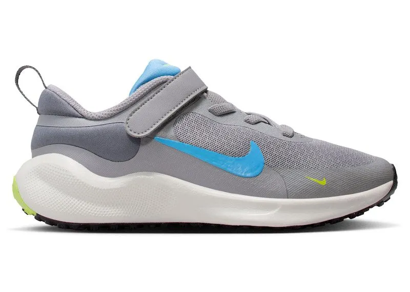 Nike Revolution 7 Cement Grey Light Carbon Volt University Blue (FB7690-009)