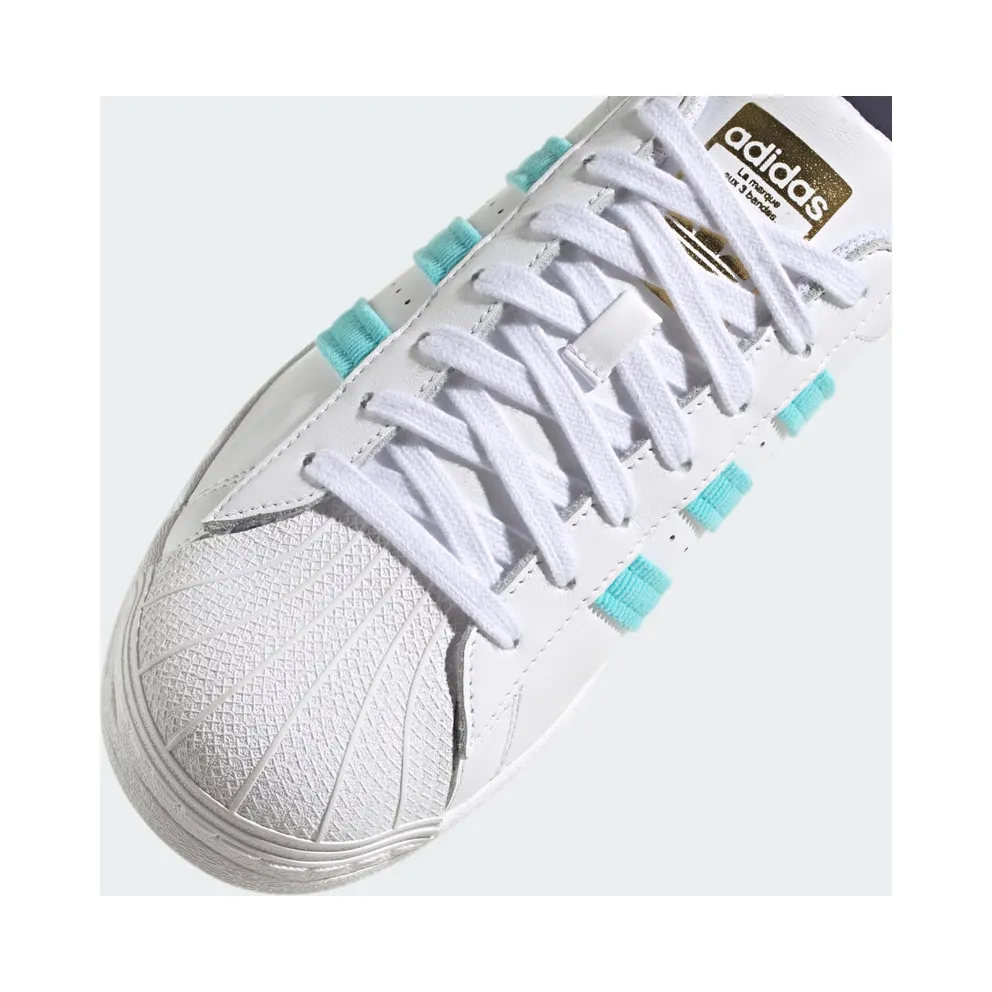 Adidas Superstar Pulse Aqua / Cloud White / Gold Metallic (H00206)