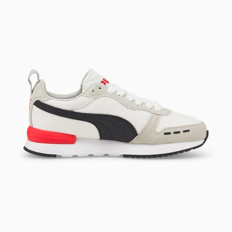 PUMA R78 Youth White/Black/High Risk Red (373616-24)