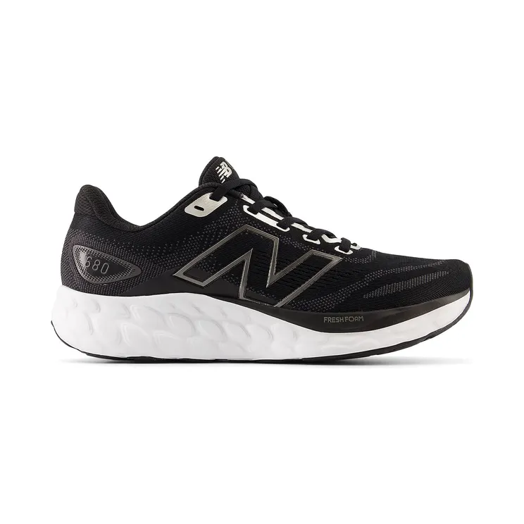 New Balance Fresh Foam 680v8 Black Light Gold Metallic Black Metallic (W680LK8)