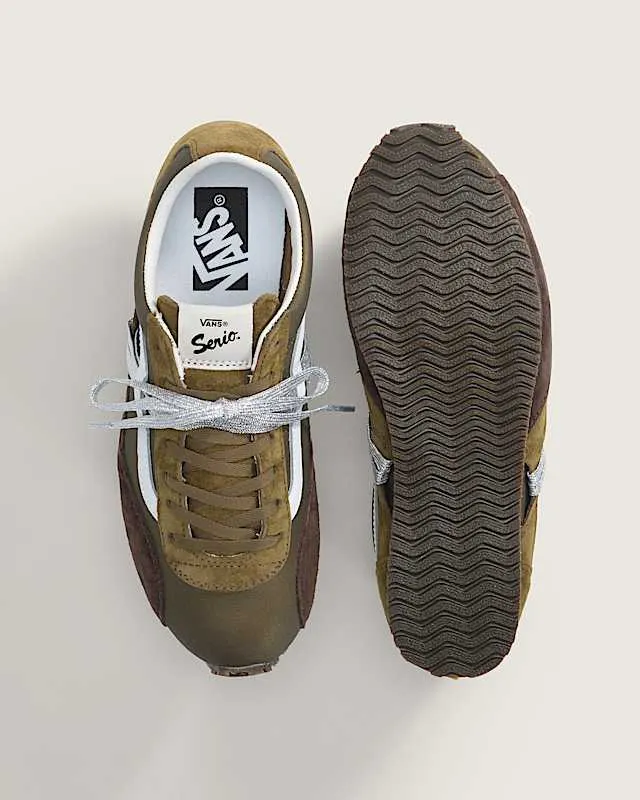 Vans Premium Super Lowpro Trainer “Olive Green White” (VN000EHQOLV)