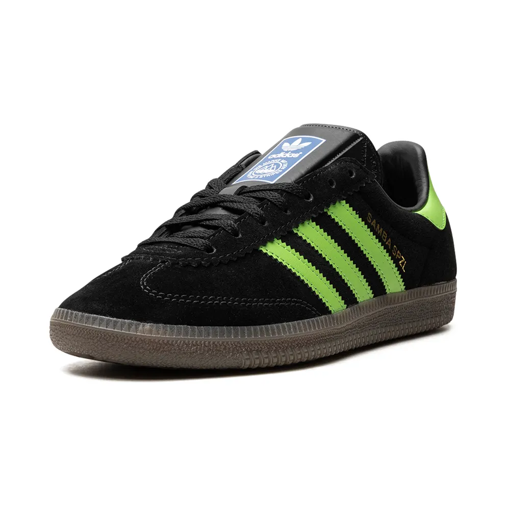 Adidas Samba Deco SPZL “Black / Lucid Lime” (IF5738)