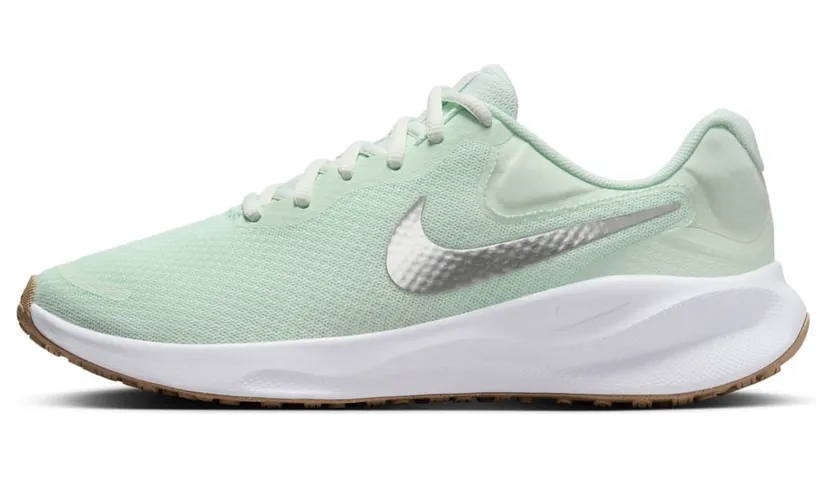 Nike Revolution 7 Barely Green White Platinum Tint Metallic Silver (FB2208-303)