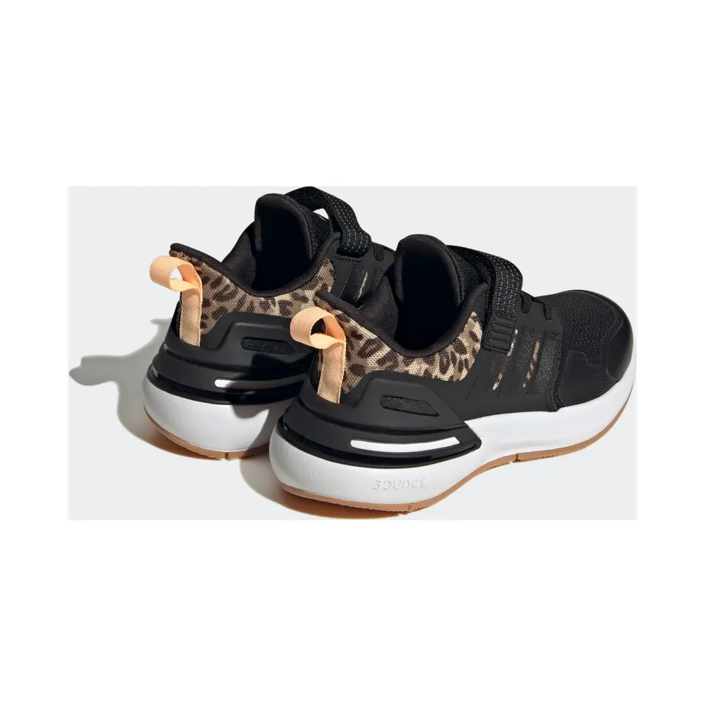 Adidas Rapidasport Bounce Sport Running Elastic Lace Top Strap Core Black / Core Black / Gold Metallic (FZ6349)