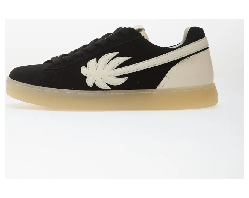 Palm Angels Palm Tennis Suede Black Ivory