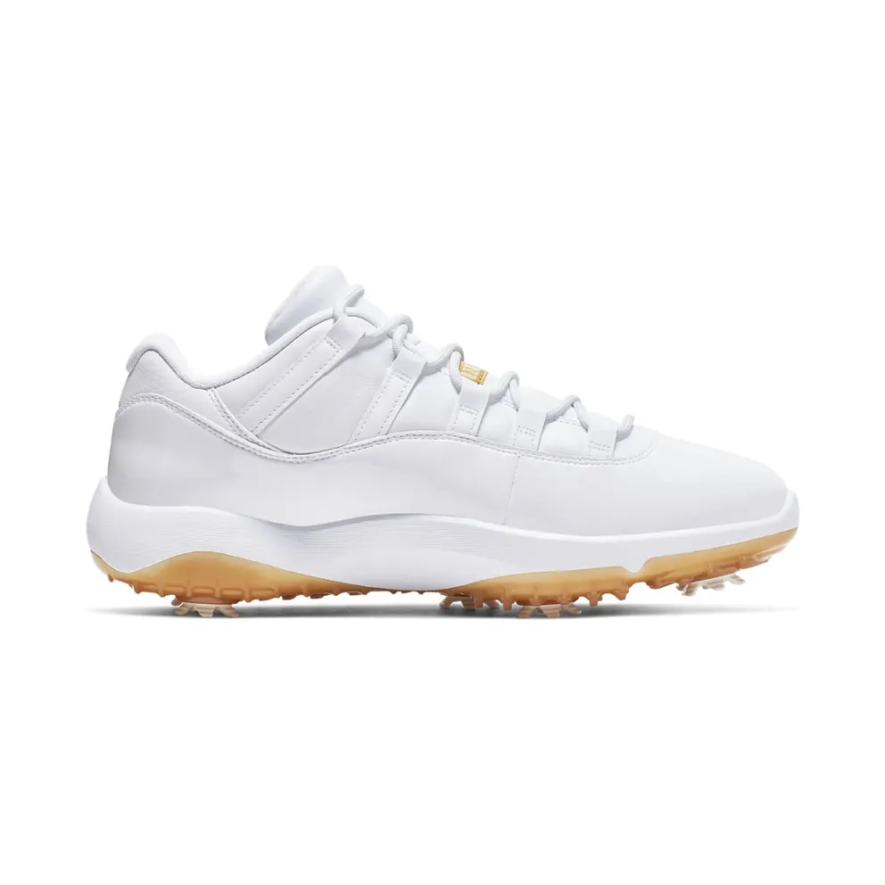 Air Jordan Nike AJ XI 11 Golf White Metallic Gold (2019) (AQ0963-102)