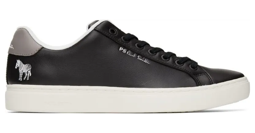 Paul Smith Black Leather Zebra Rex 79 BLACKS (M2S-REX50-GLEA-79)