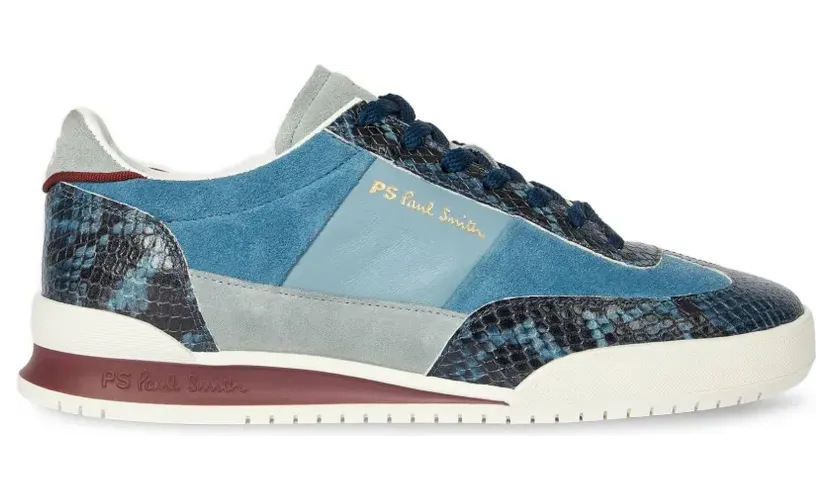 Paul Smith Dover with slangenpatroon and vlakken – Blue (W1SDVR20ULEA)