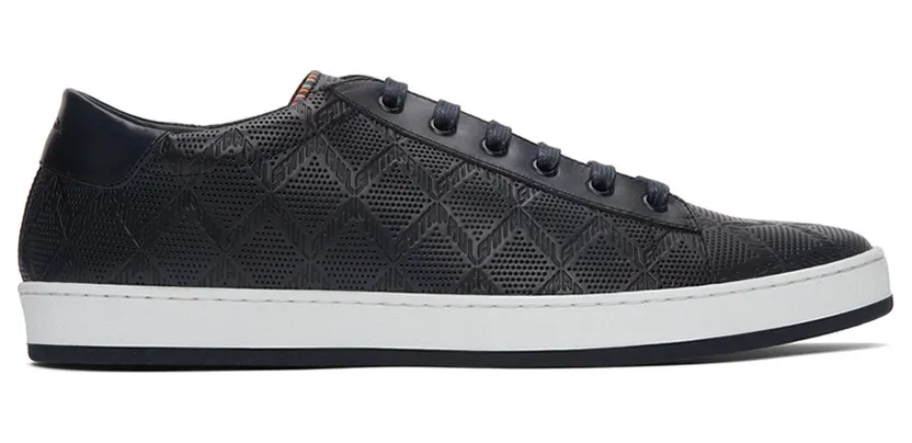 Paul Smith Navy Leather Geo Hassler (M1S-HAS35-GPAR-49)