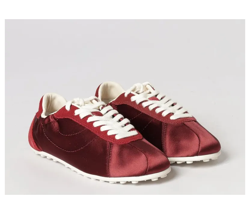 Paul Smith Satin and Suede Red (W1SBIZ03UPLY28)