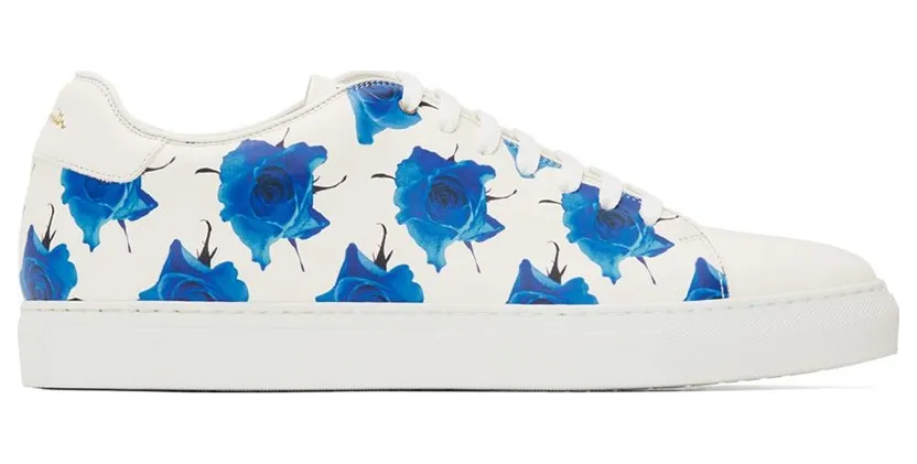 Paul Smith SSENSE Exclusive Off-White & Blue Basso 45 BLUE (M1S-BAS96-FLEA)