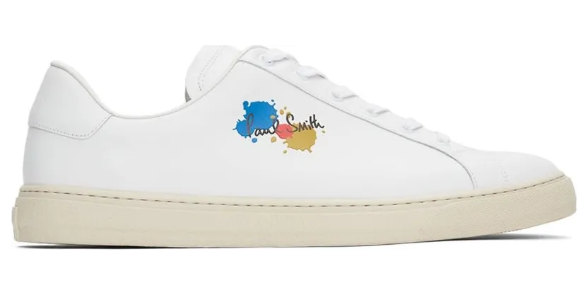 Paul Smith White Paint Splatter Hansen 1 WHITES (M1S-HAN49-GLEA-01)