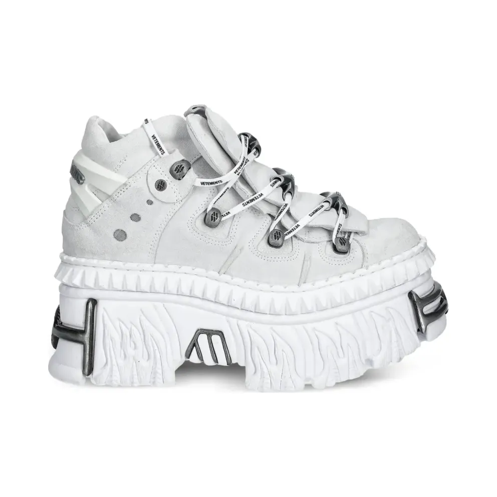 VETEMENTS x New Rock with plateauzool – White (UA66SN100W)