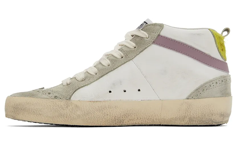 Golden Goose SSENSE Exclusive White & Gray Mid Star Classic Sneakers (GWF00122.F003603.81884) (3)