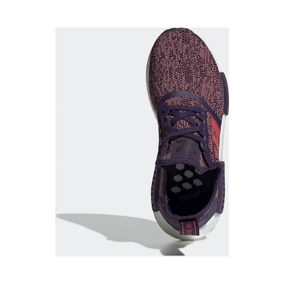 adidas NMD R1 Legend Purple Shock Red (Youth) Legend Purple/Shock Red/Core Black (F34421)