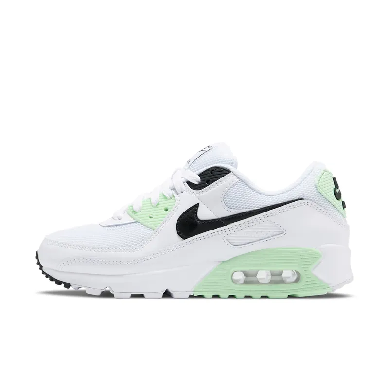 Nike Air Max 90 White Vapor Green Black (W) White/Vapor Green-Black (CT1039-101)
