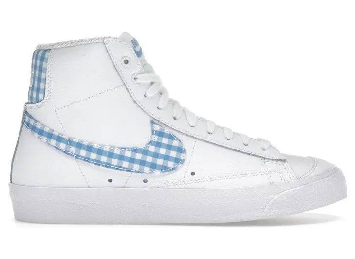 Nike Blazer Mid 77 Blue Gingham (FD9163-100)