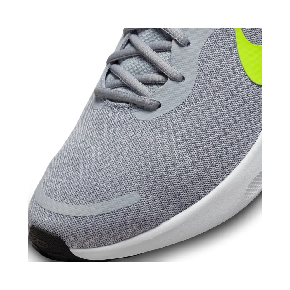 Nike Revolution 7 Wolf Grey Smoke Grey Black Volt (FB2207-002)