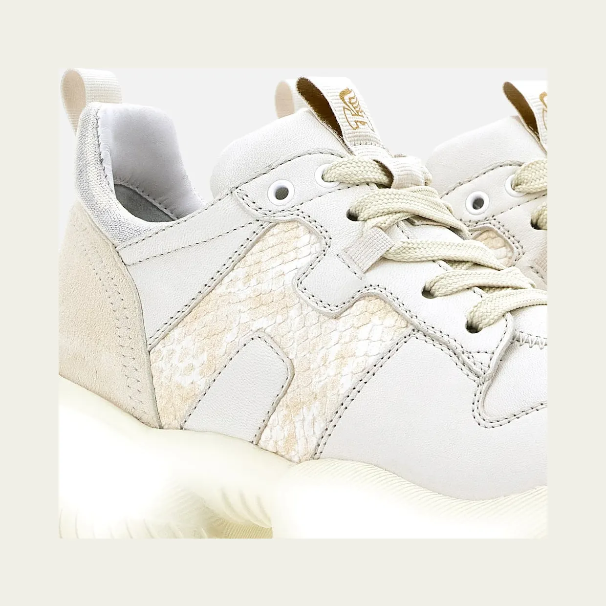 Hogan Interaction Beige White Silver (HXW5680EU10OEP0RUB) (5)