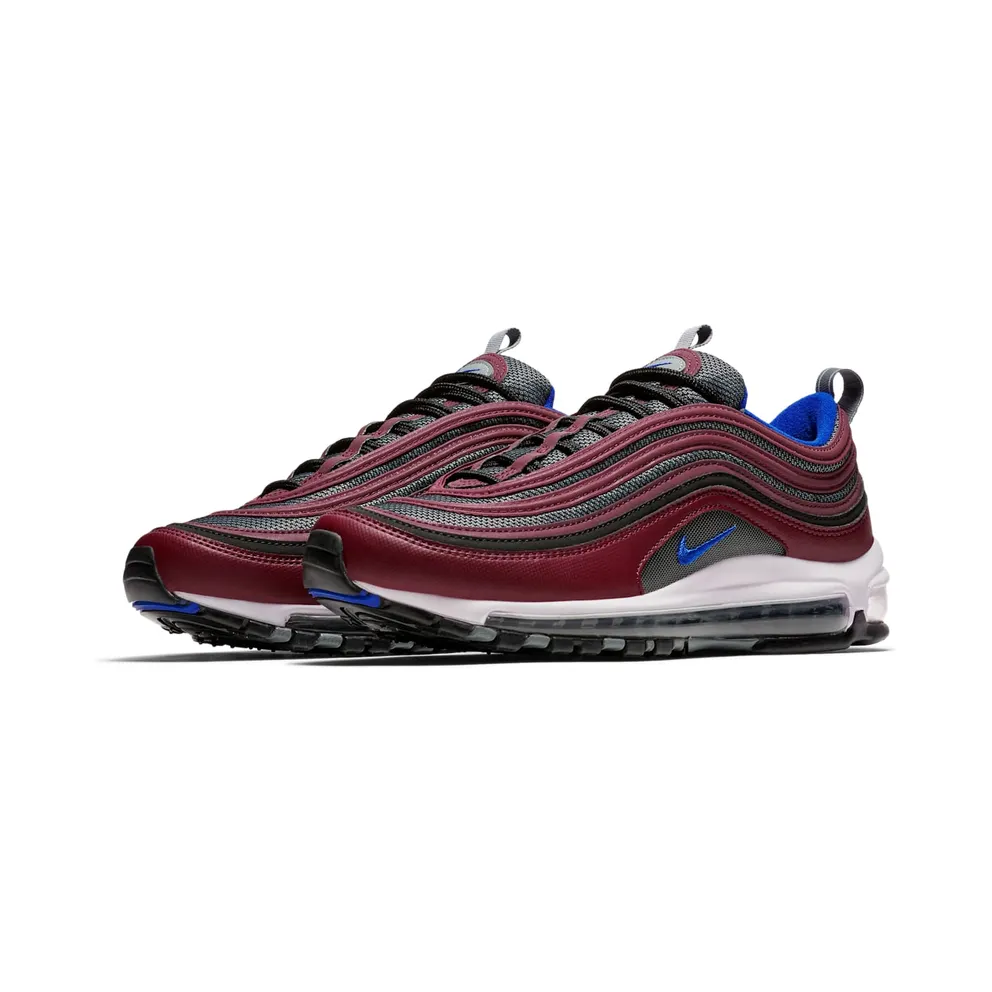 Nike Air Max 97 Cool Grey Night Maroon Cool Grey/Night Maroon-Pure Platinum-Racer Blue (921826-012)