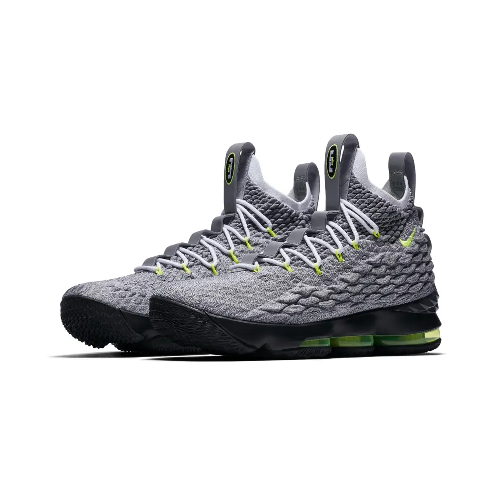 Nike LeBron 15 Air Max 95 Cool Grey/Neon Yellow (AR4831-001)