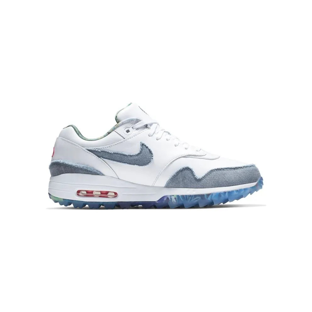 Nike Air Max 1 Golf No Denim Allowed White/Hyper Pink-Thunderstorm (CI6876-100)