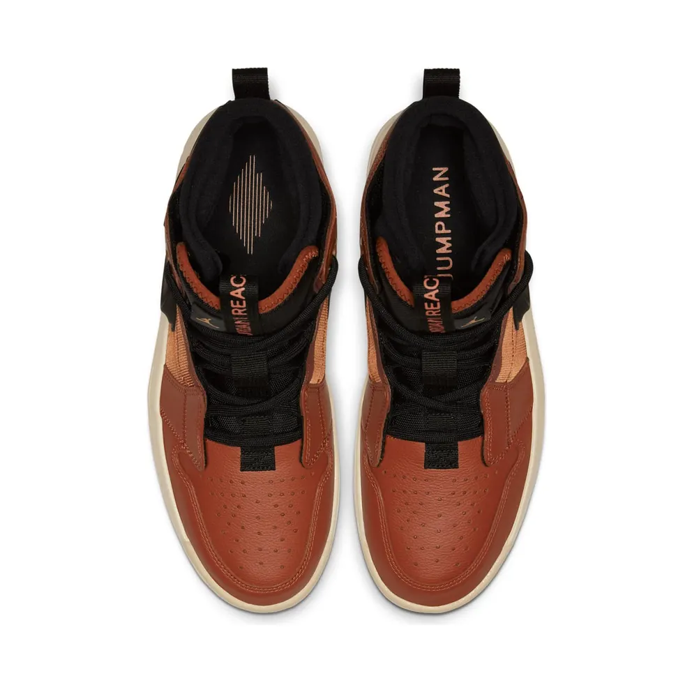 Jordan 1 High React Brown Brown/Black-Sail (AR5321-200)