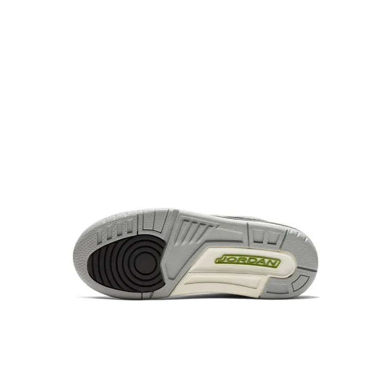 Jordan  3 Retro Chlorophyll (PS) Light Smoke Grey/Chlorophyll-Black-White (429487-006)