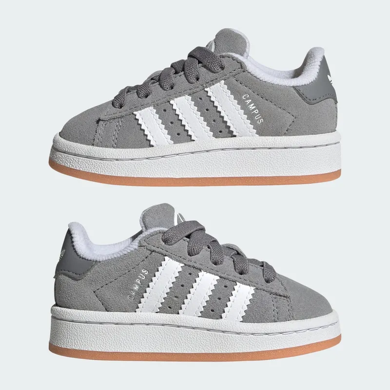 Adidas Campus 00s Comfort Closure Elastic Lace Kids Grey Three / Cloud White / Cloud White (IH8899)