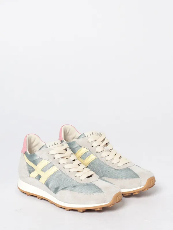 Hogan H699 in Mesh and Suede Gnawed Blue (HXW6990GA20V0O0FEB)