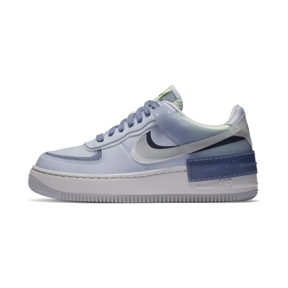 Nike WMNS Air Force 1 Shadow SE White Indigo (2020) (CK6561-001)