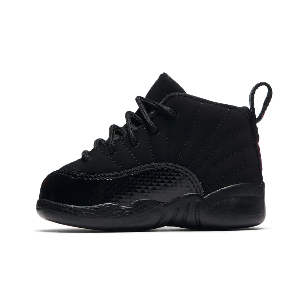 Jordan 12 Retro Black Rush Pink (TD) Black/Dark Grey-Rush Pink (819666-006)