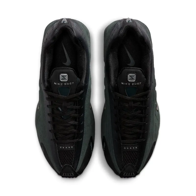 Nike Shox R4 Black Silver Seaweed (HQ7739-002)
