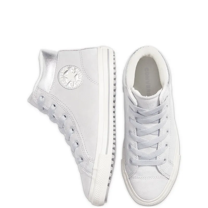 Converse Suede Chuck Taylor All Star PC Boot High Top Ash Grey/pure Silver/egret (666578C)