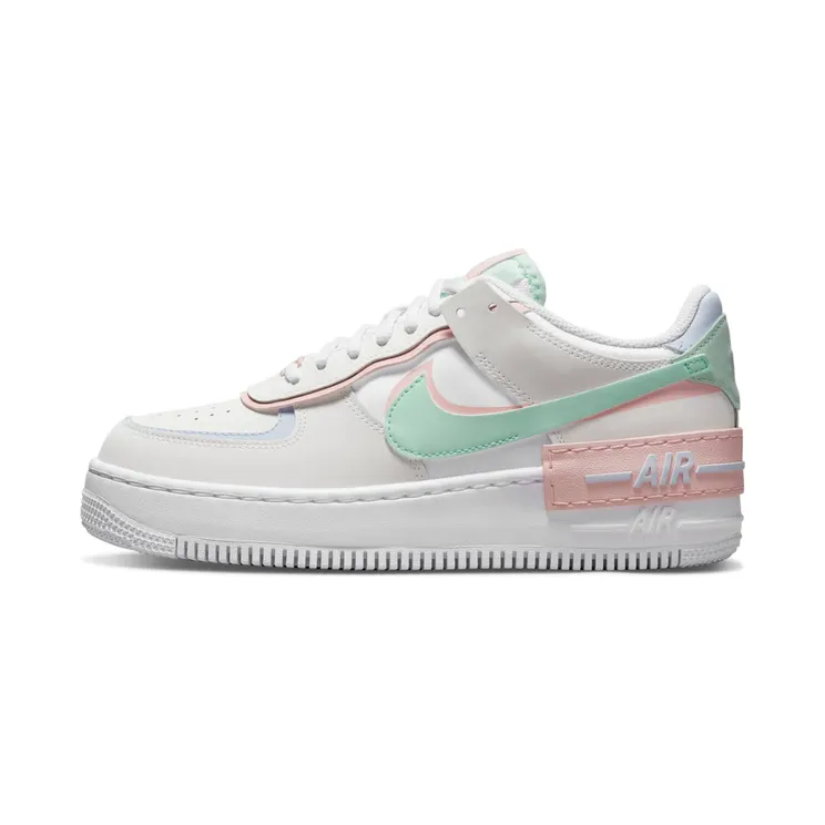 Nike Air Force 1 Shadow “White / Mint Foam / Football Grey / Atmosphere” (CI0919-117)