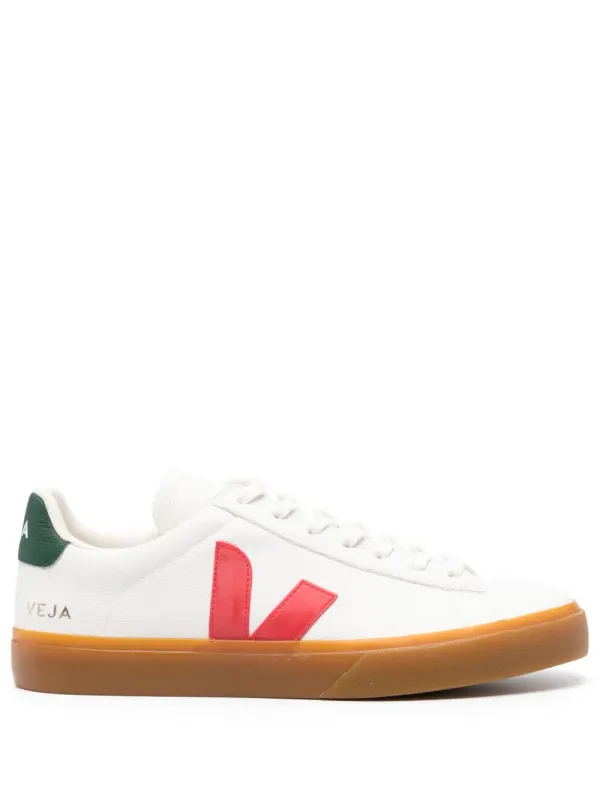 Veja Campo Chromefree Leather “White/Red / Dark Green” (CP0503497)