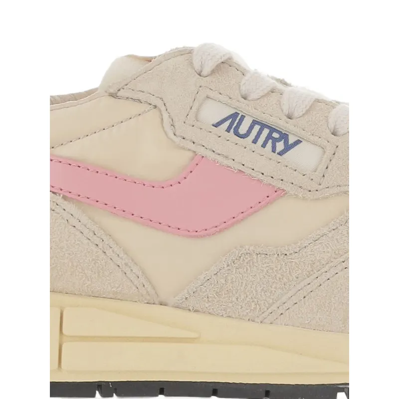 Autry Panelled Low-top “Neutrals/Pink” (WWLW UT61)