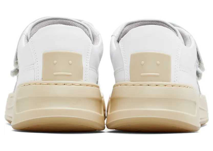 Acne Studios White Velcro Strap Sneakers (AD0256-) (2)