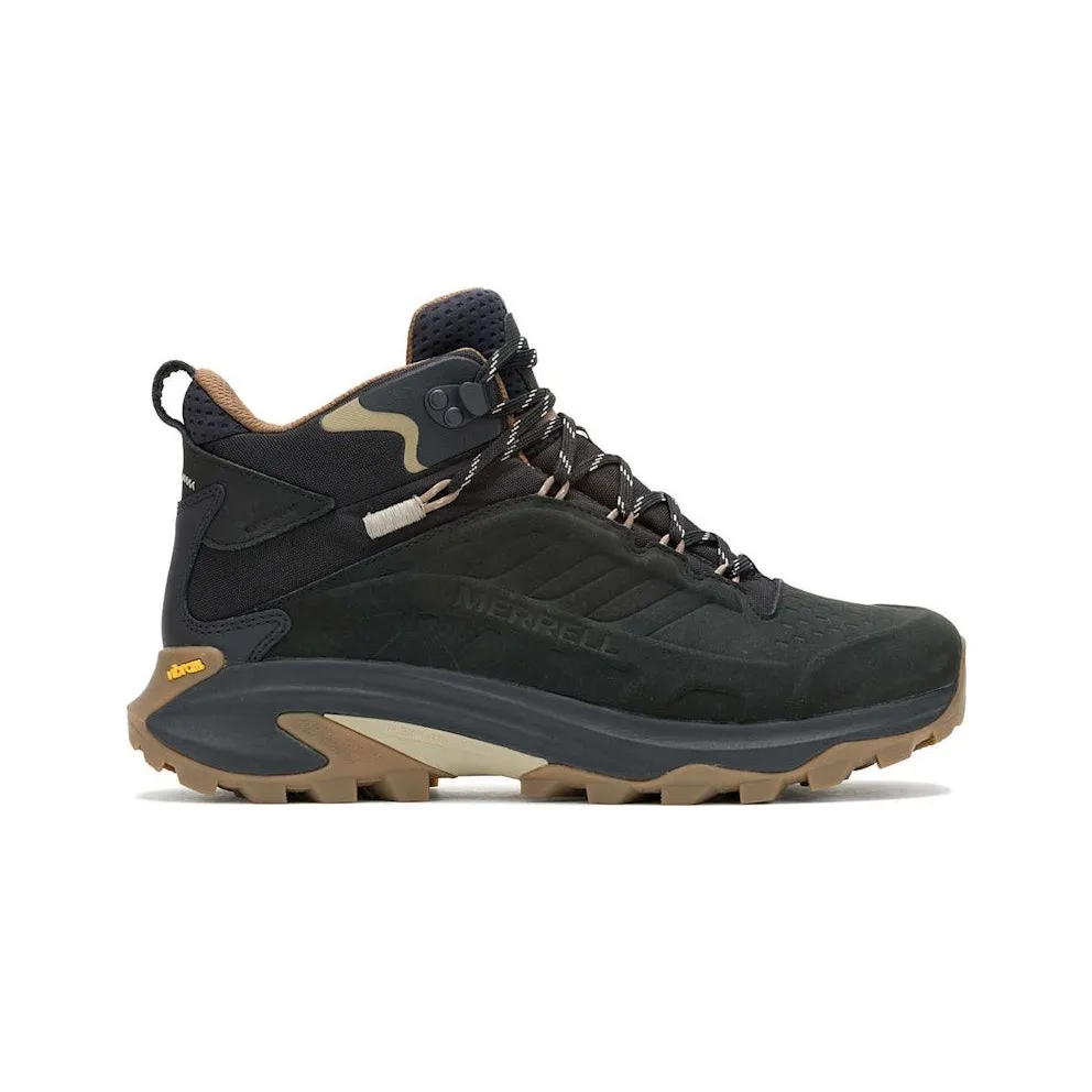 Merrell Moab Speed 2 Leather Mid Waterproof Black (J037777)