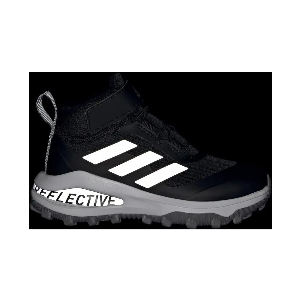 Adidas Fortarun All Terrain Cloudfoam Sport Running Elastic Lace and Top Strap Core Black / Silver Metallic / Cloud White (GZ1804)