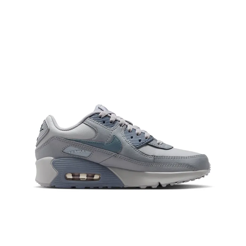 Nike Air Max 90 LTR Wolf Grey Stealth Armory Blue (CD6864-032)
